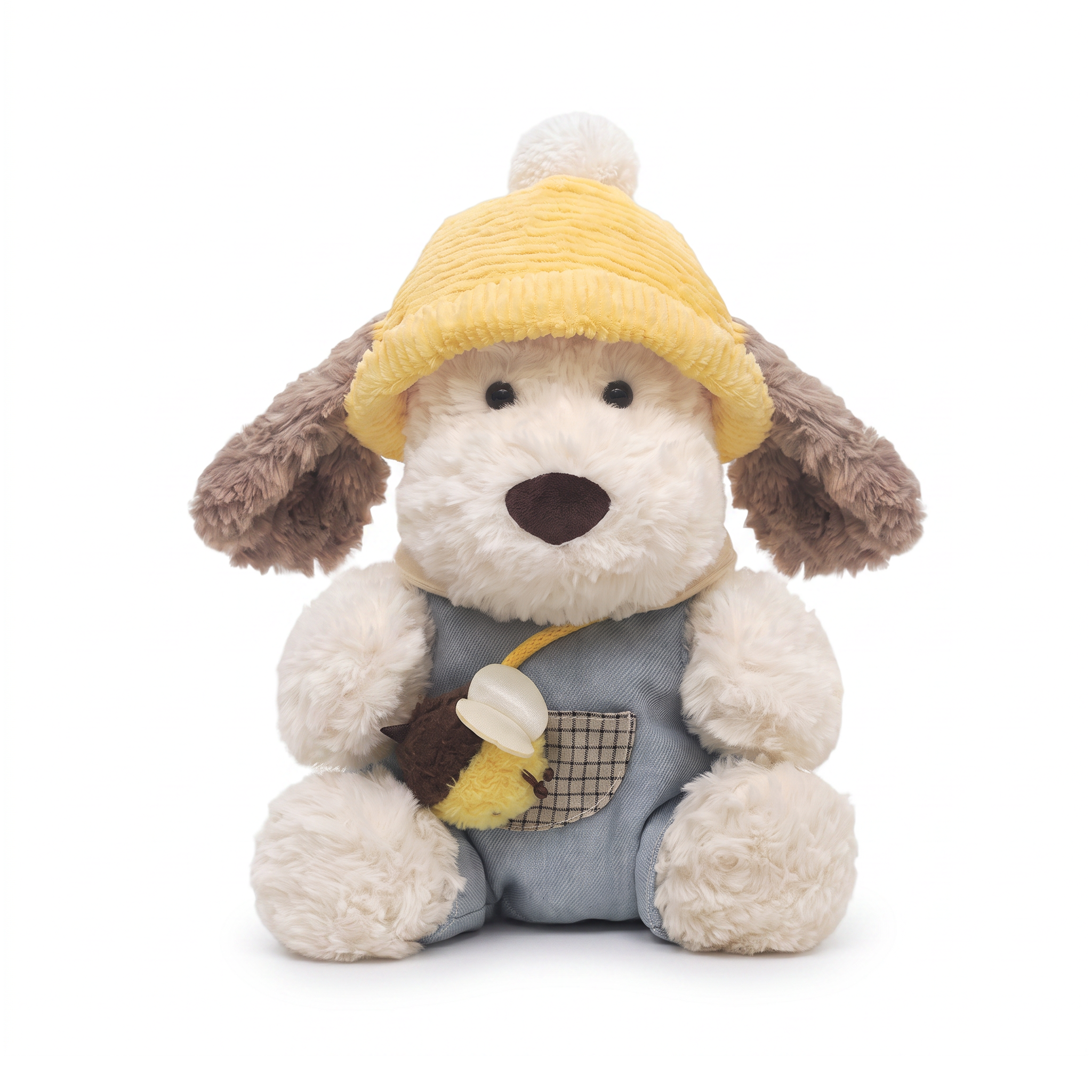 Lubby Dog plush stuffed animal toy, front view