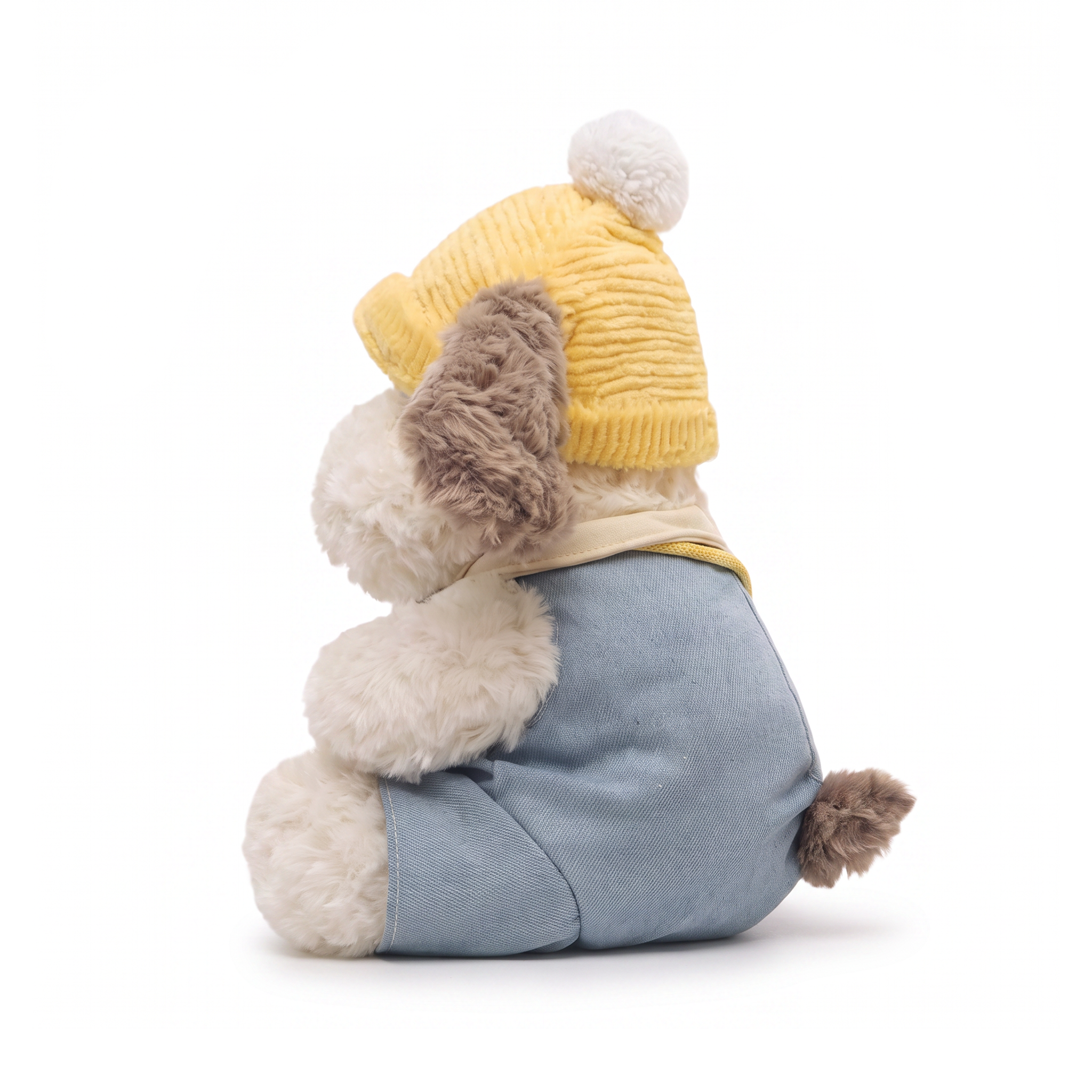 Lubby Dog plush stuffed animal toy, side view