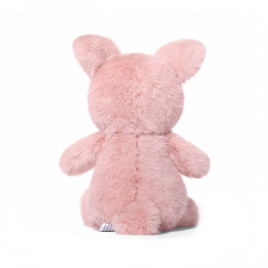 Megan Pig plush stuffed animal toy, back view