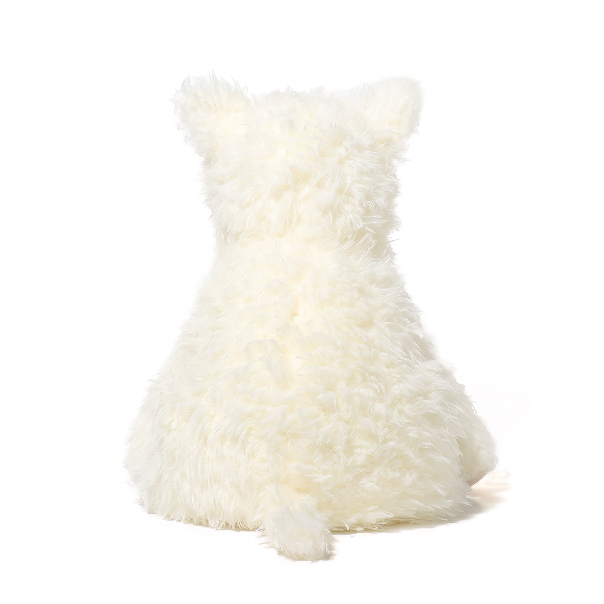 Mia Dog plush stuffed animal toy, back view
