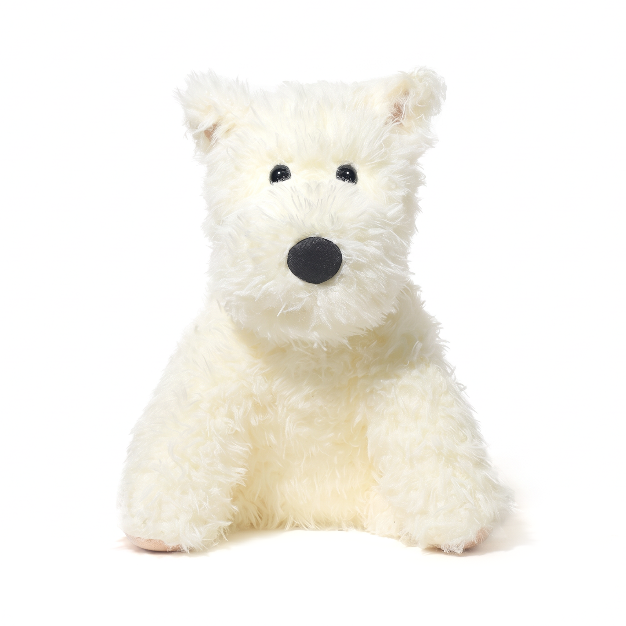 Mia Dog plush stuffed animal toy, front view