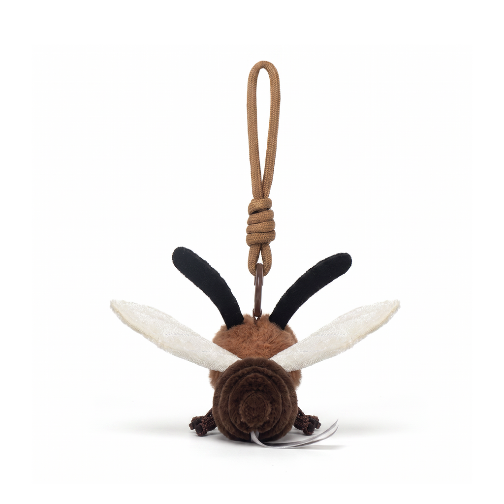 Mozzy Mosquito Charm plush stuffed animal toy, back view