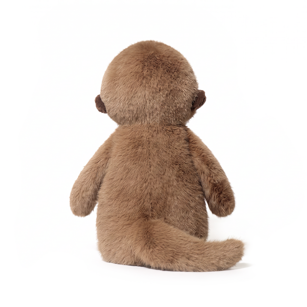 Obi Otter plush stuffed animal toy, back view