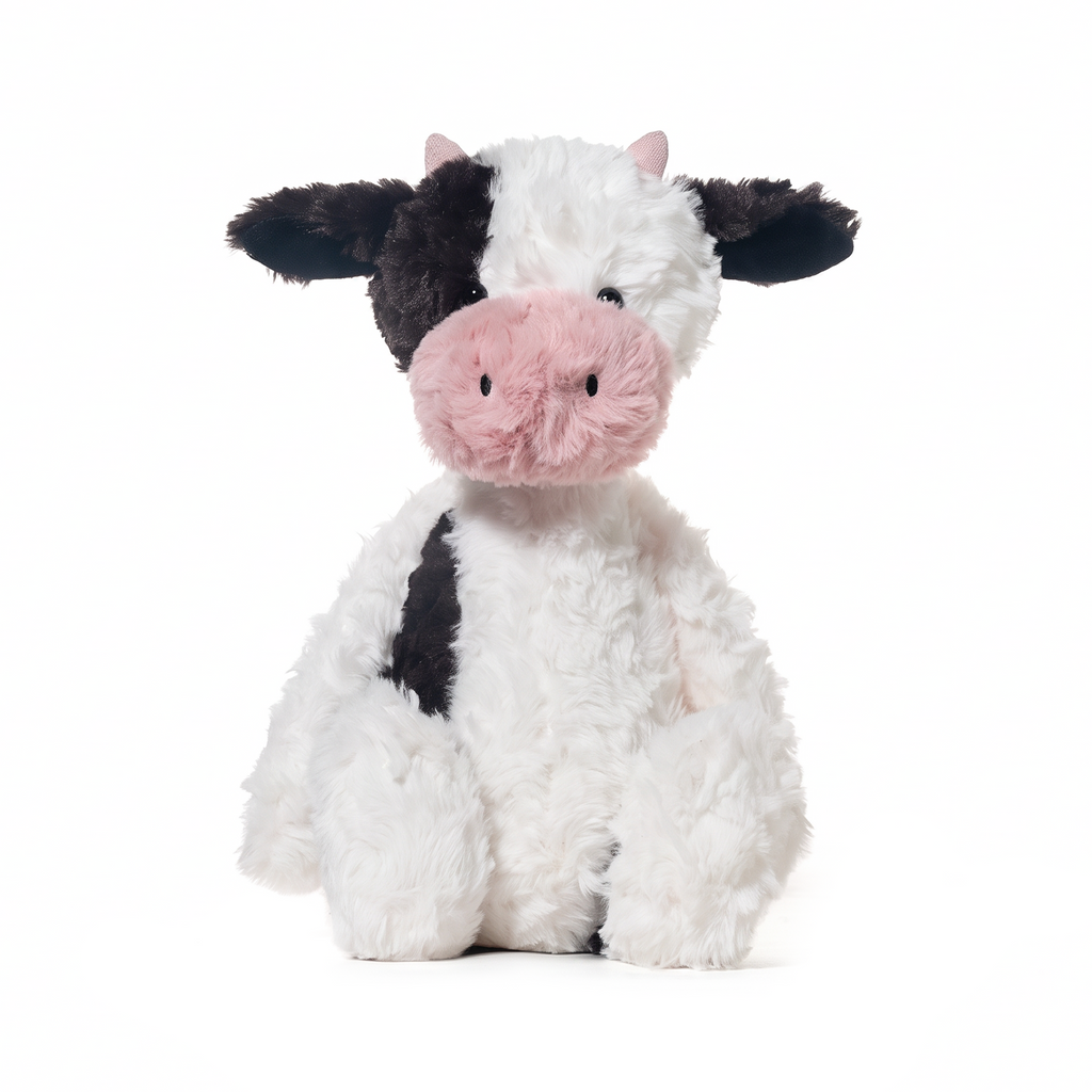 Papi Cow plush stuffed animal toy, front view