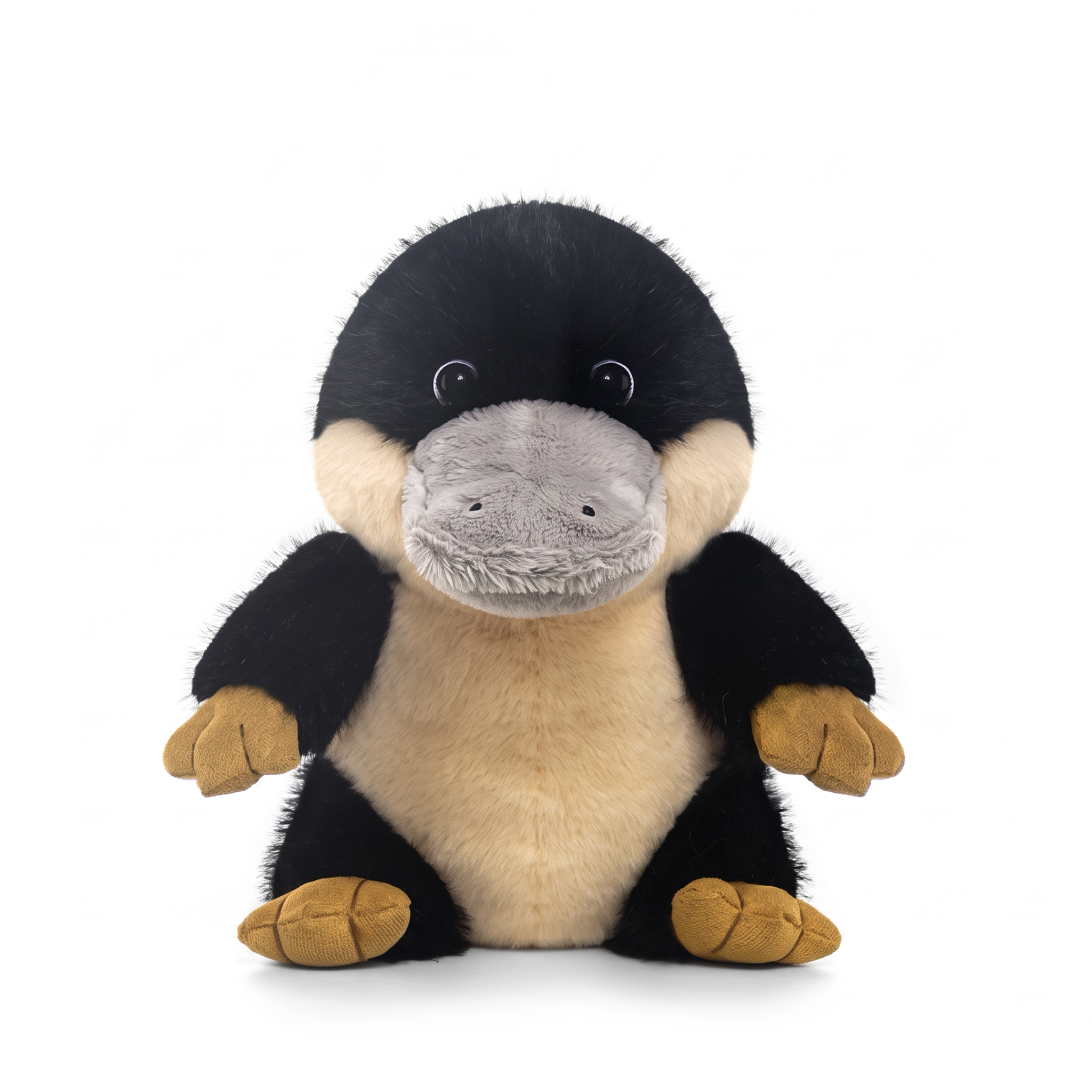 Peter Platypus plush stuffed animal toy, front view