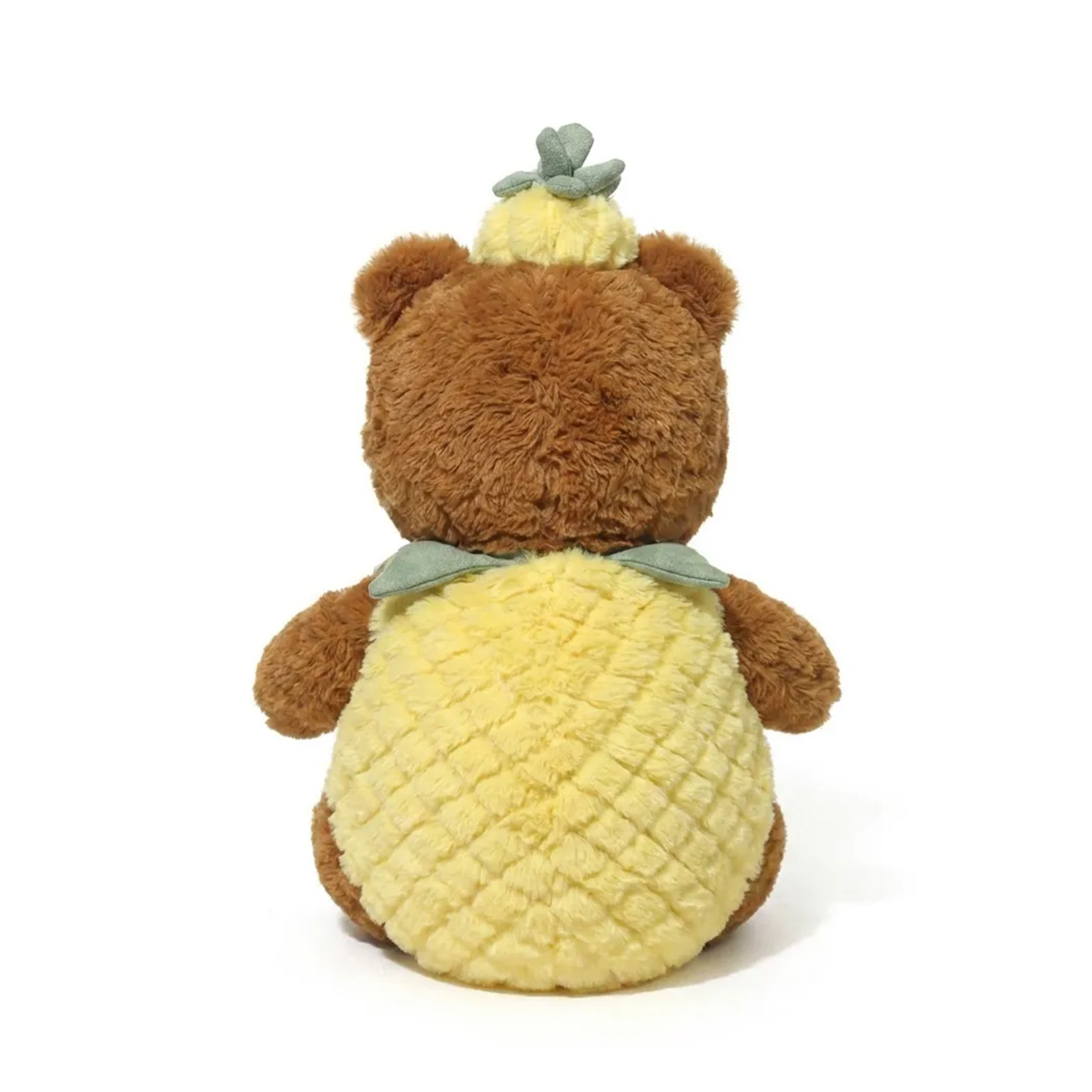 Pina Bear plush stuffed animal toy, 13.8", PP cotton plush, back view