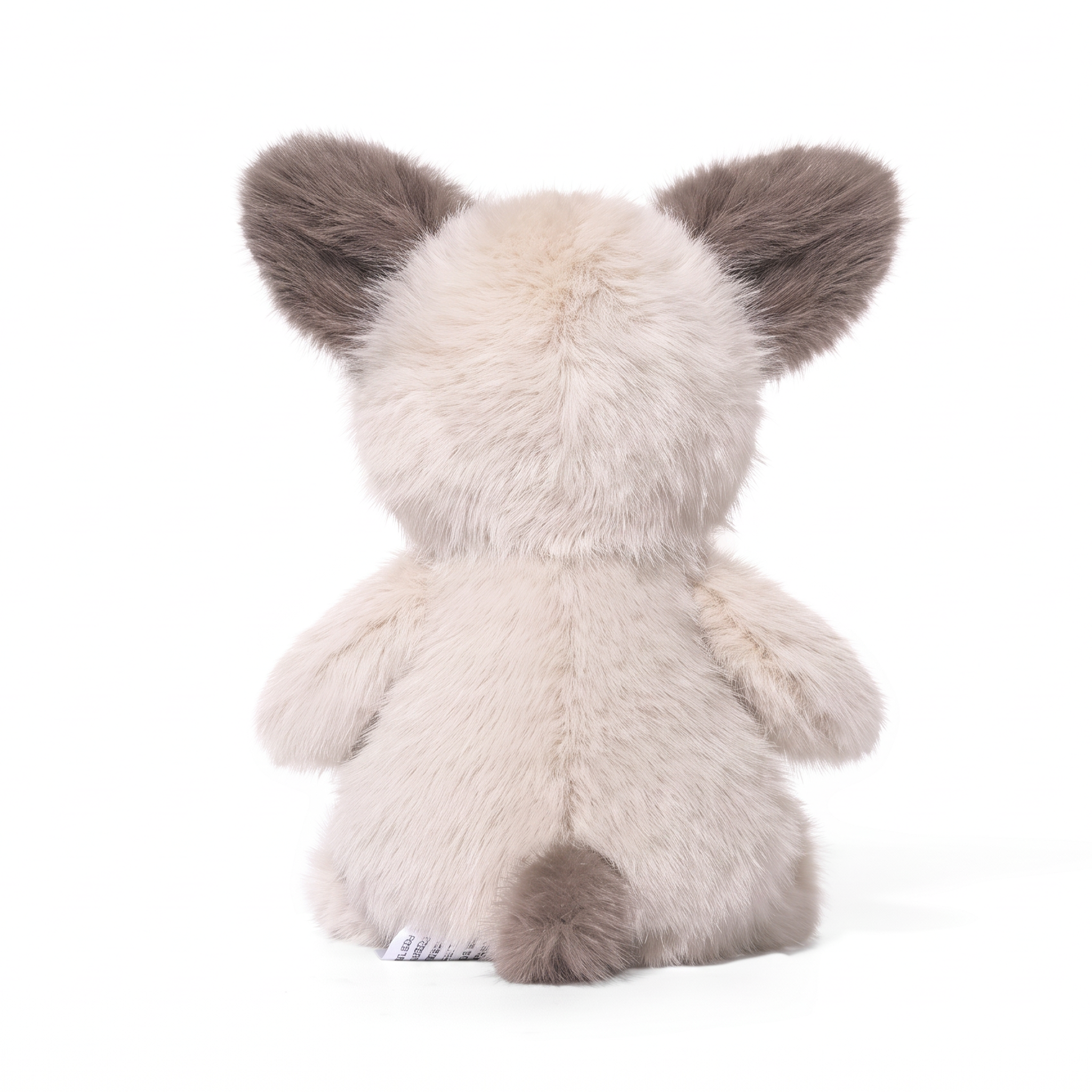 Remi Dog plush stuffed animal toy, back view