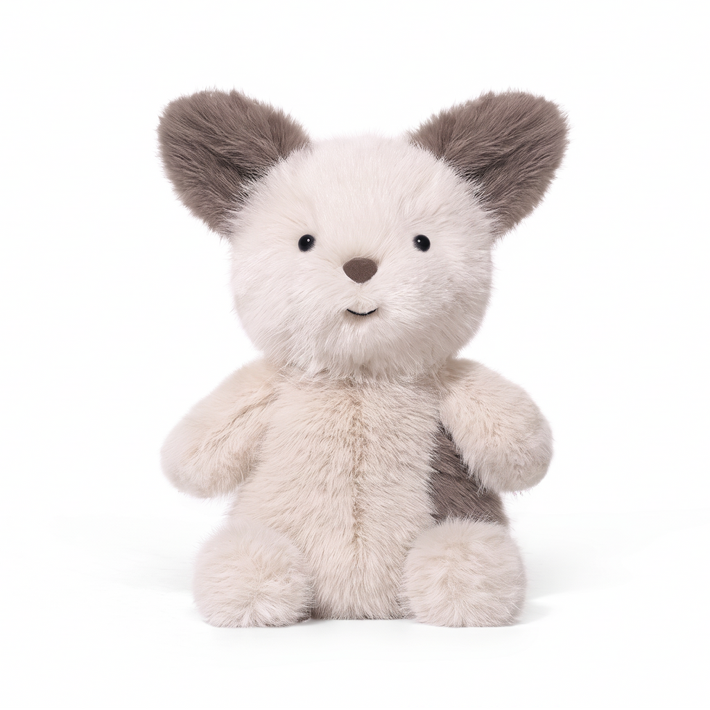 Remi Dog plush stuffed animal toy, front view