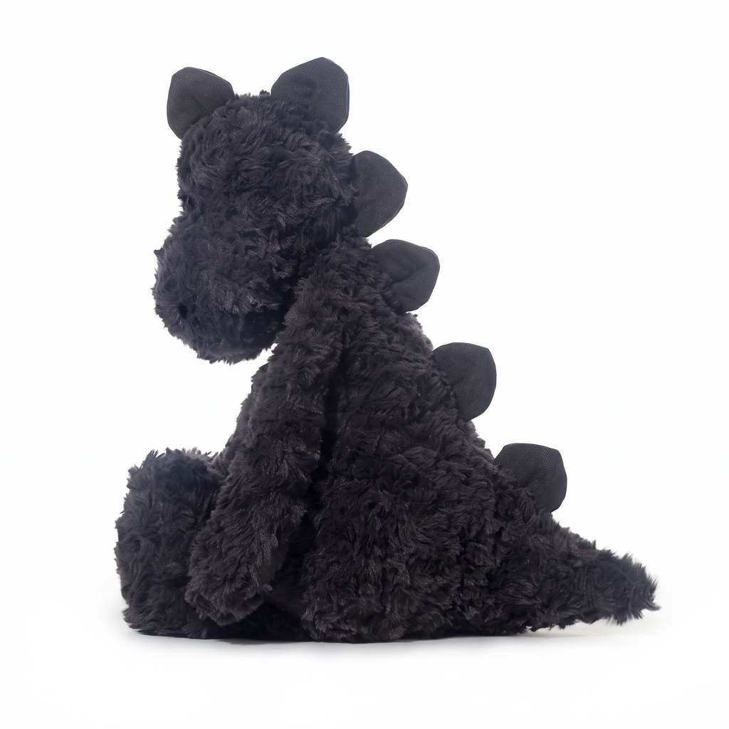 Ricky Dinosaur plush stuffed animal toy, side view