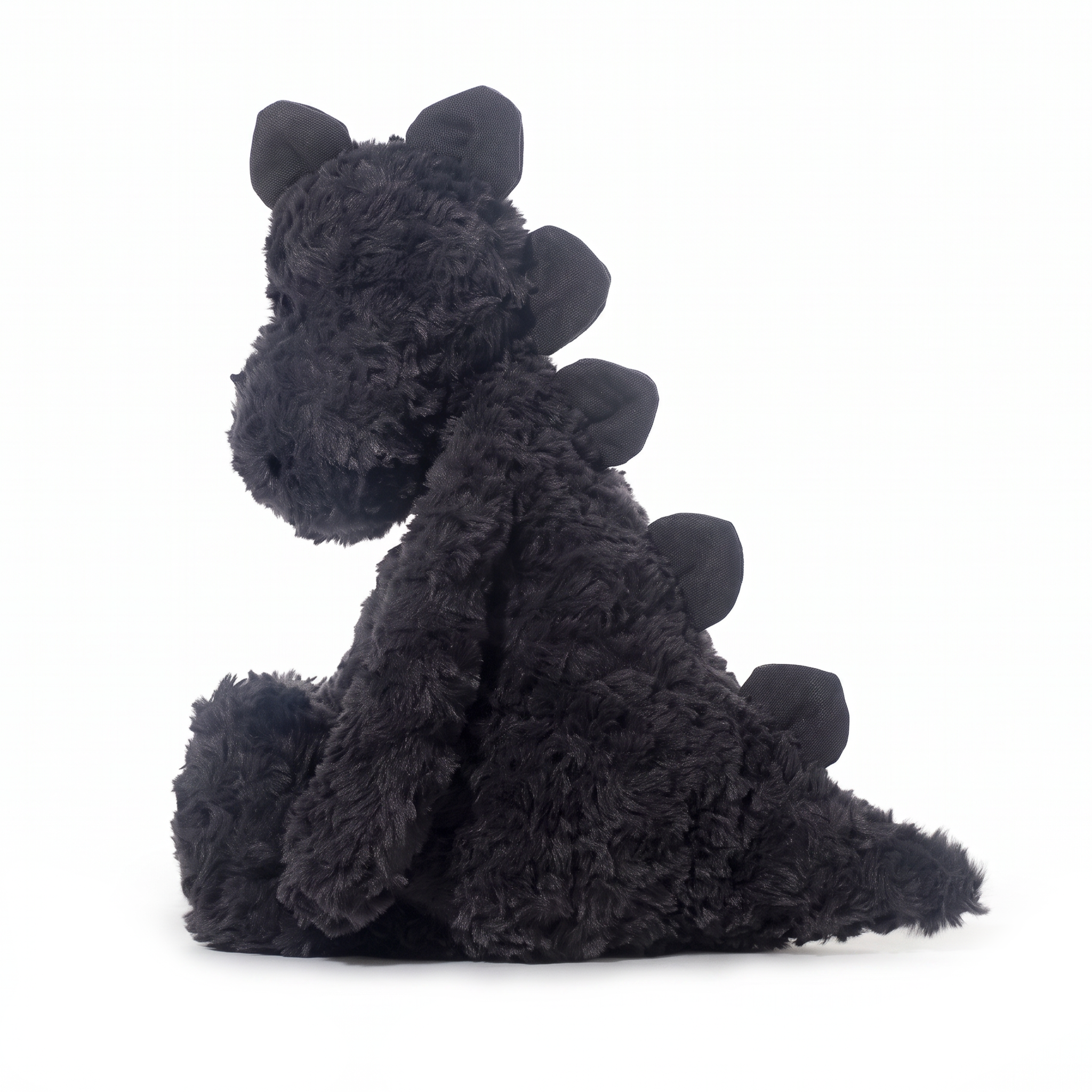 Ricky Dinosaur plush stuffed animal toy, side view