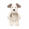 Ronny Dog plush stuffed animal toy, front view