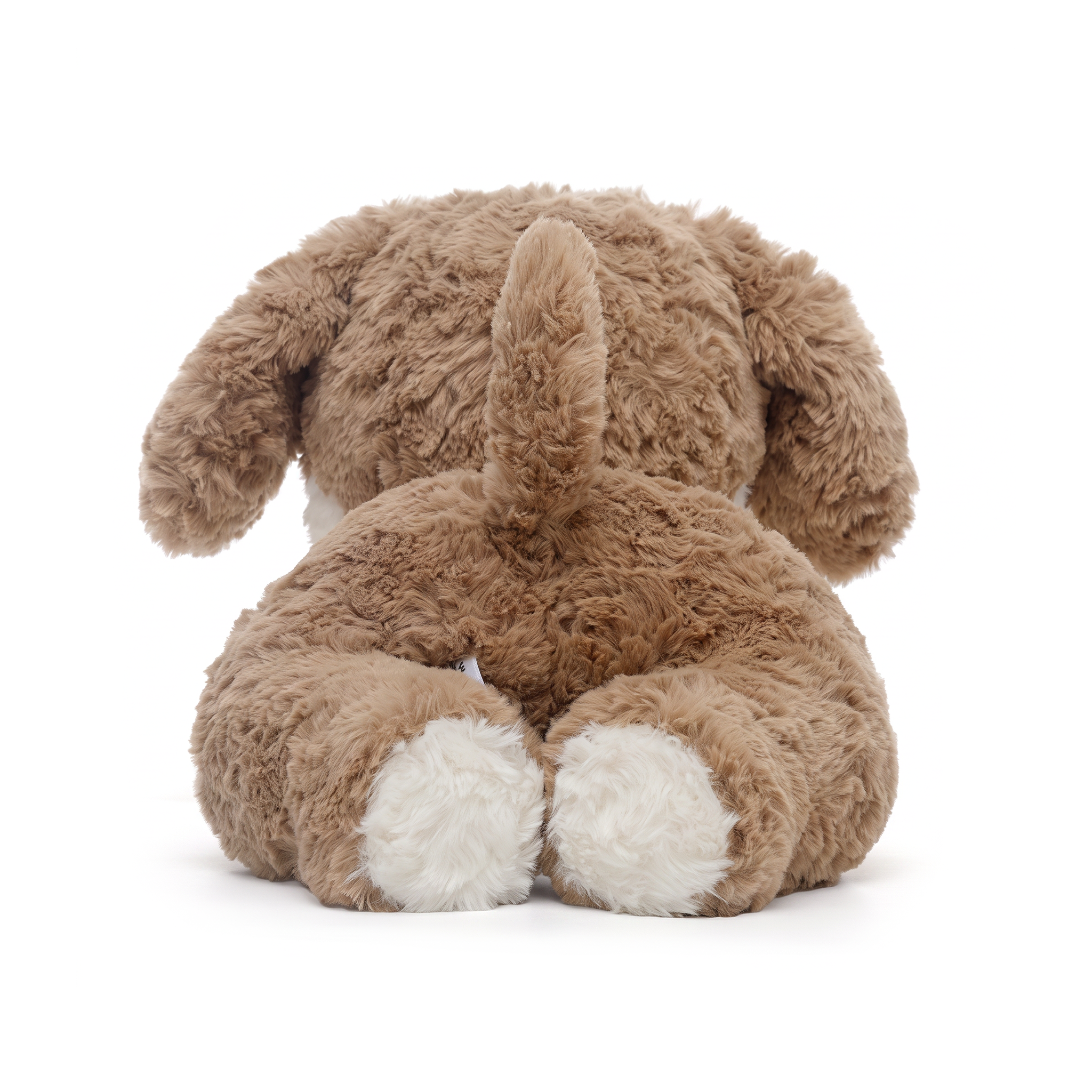 Timi Dog plush stuffed animal toy, back view
