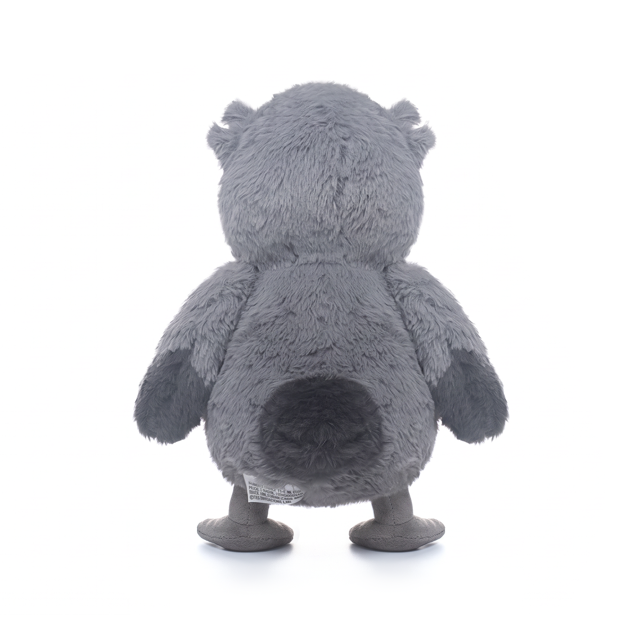 Theo Shoebill plush stuffed animal toy, back view
