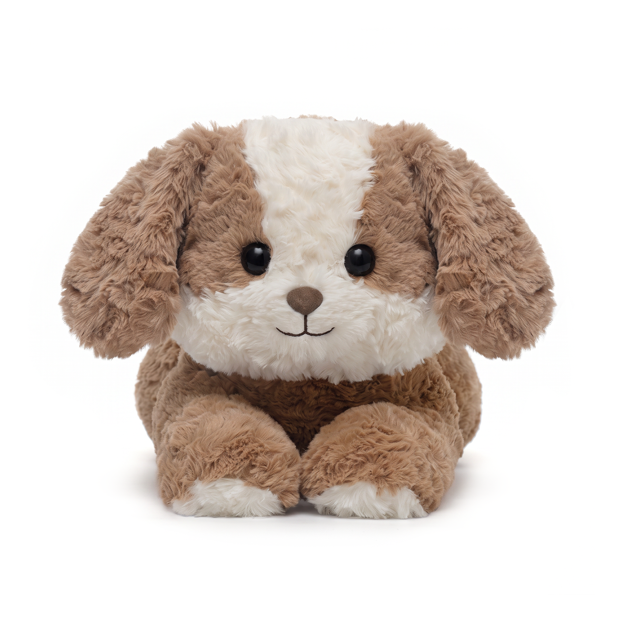 Timi Dog plush stuffed animal toy, front view