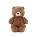 Waffle Bear plush stuffed animal toy, 11.8", PP cotton plush, front view