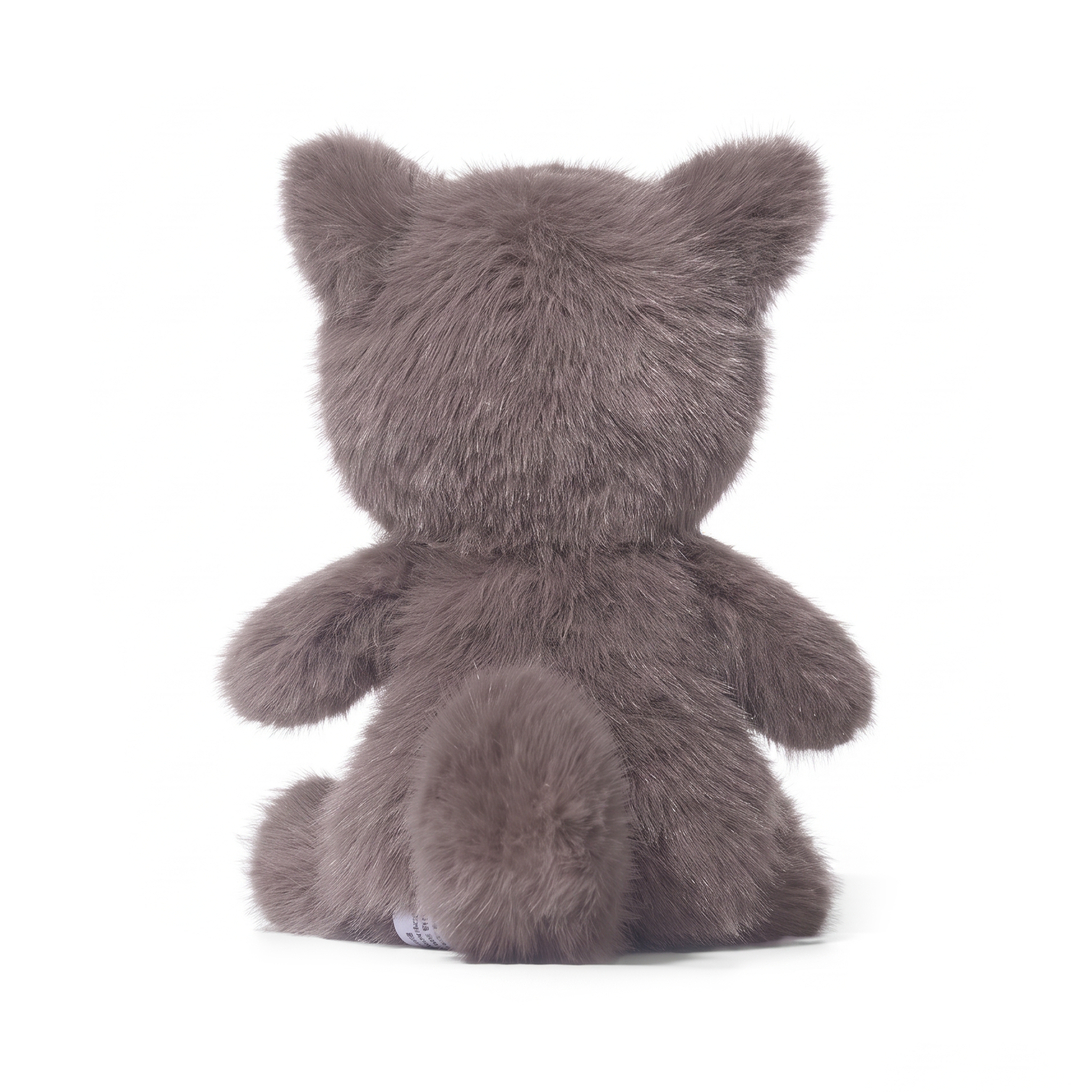 Willy Wolf plush stuffed animal toy, back view