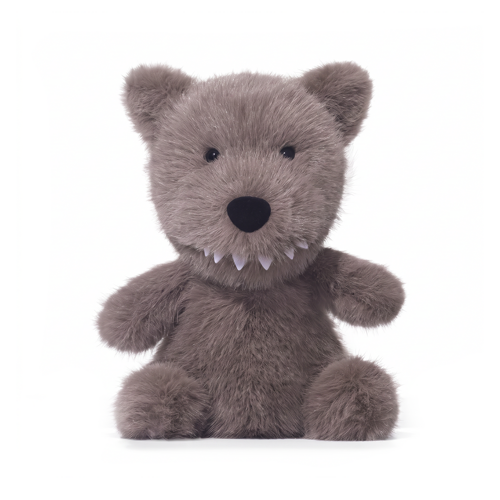 Willy Wolf plush stuffed animal toy, front view