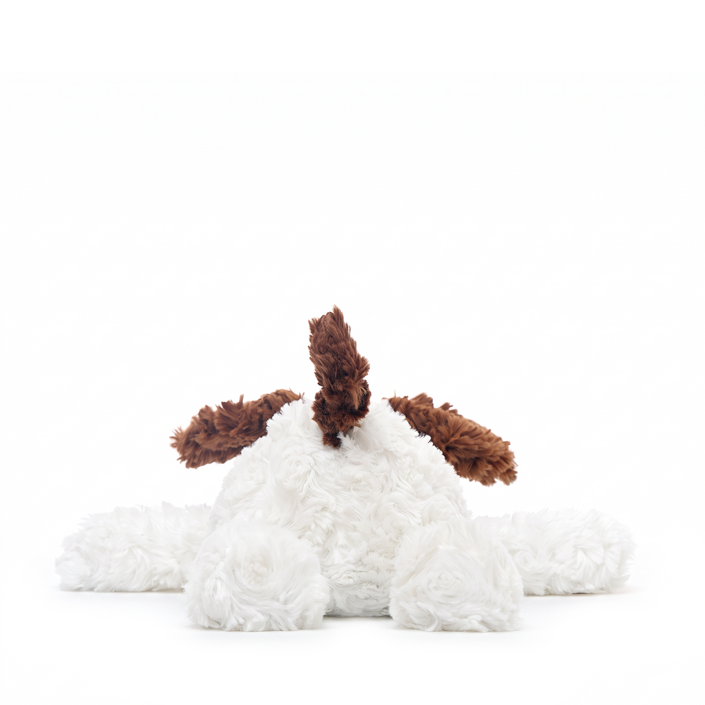 Yoki Dog plush stuffed animal toy, back view