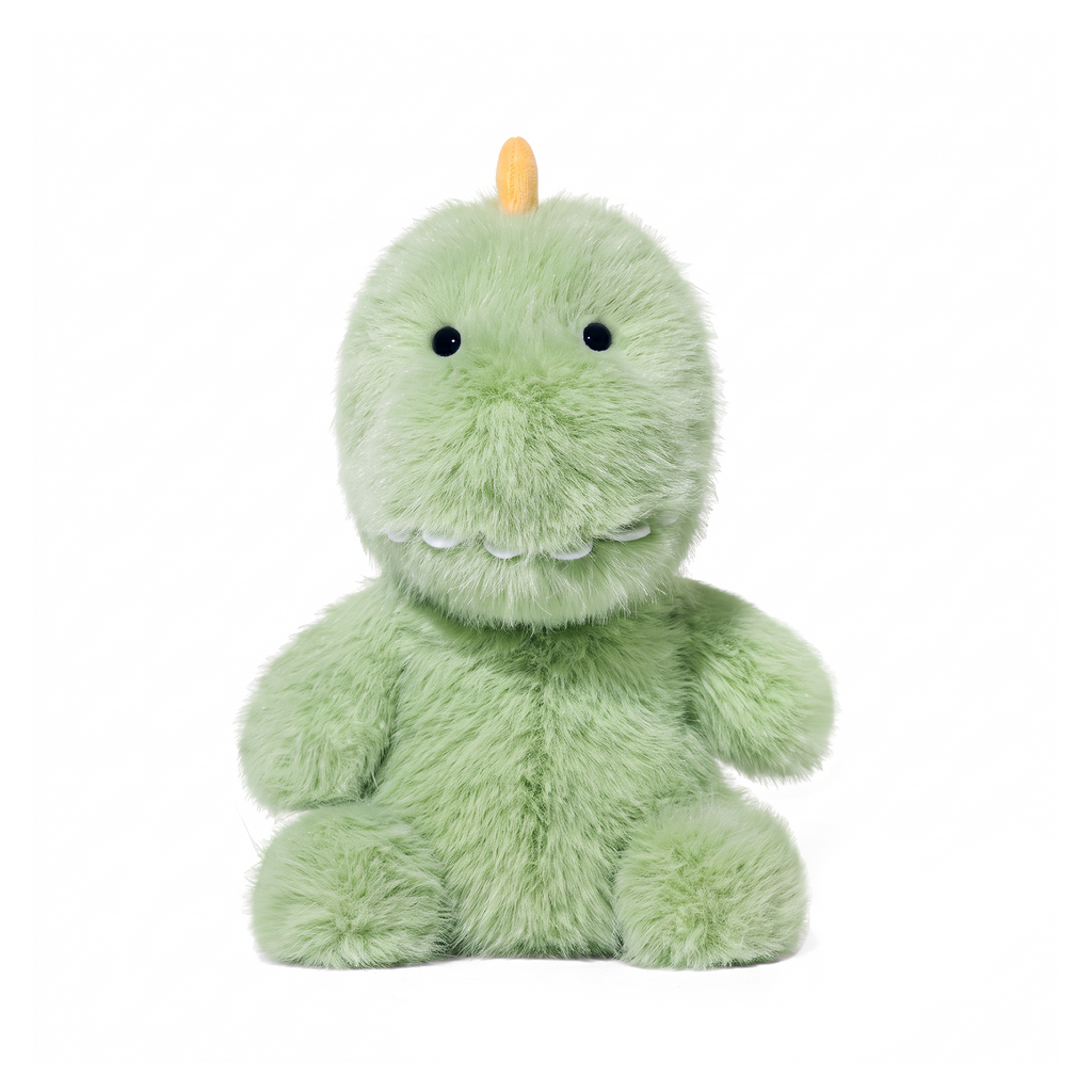 Baby Denny Dinosaur plush stuffed animal toy, front view