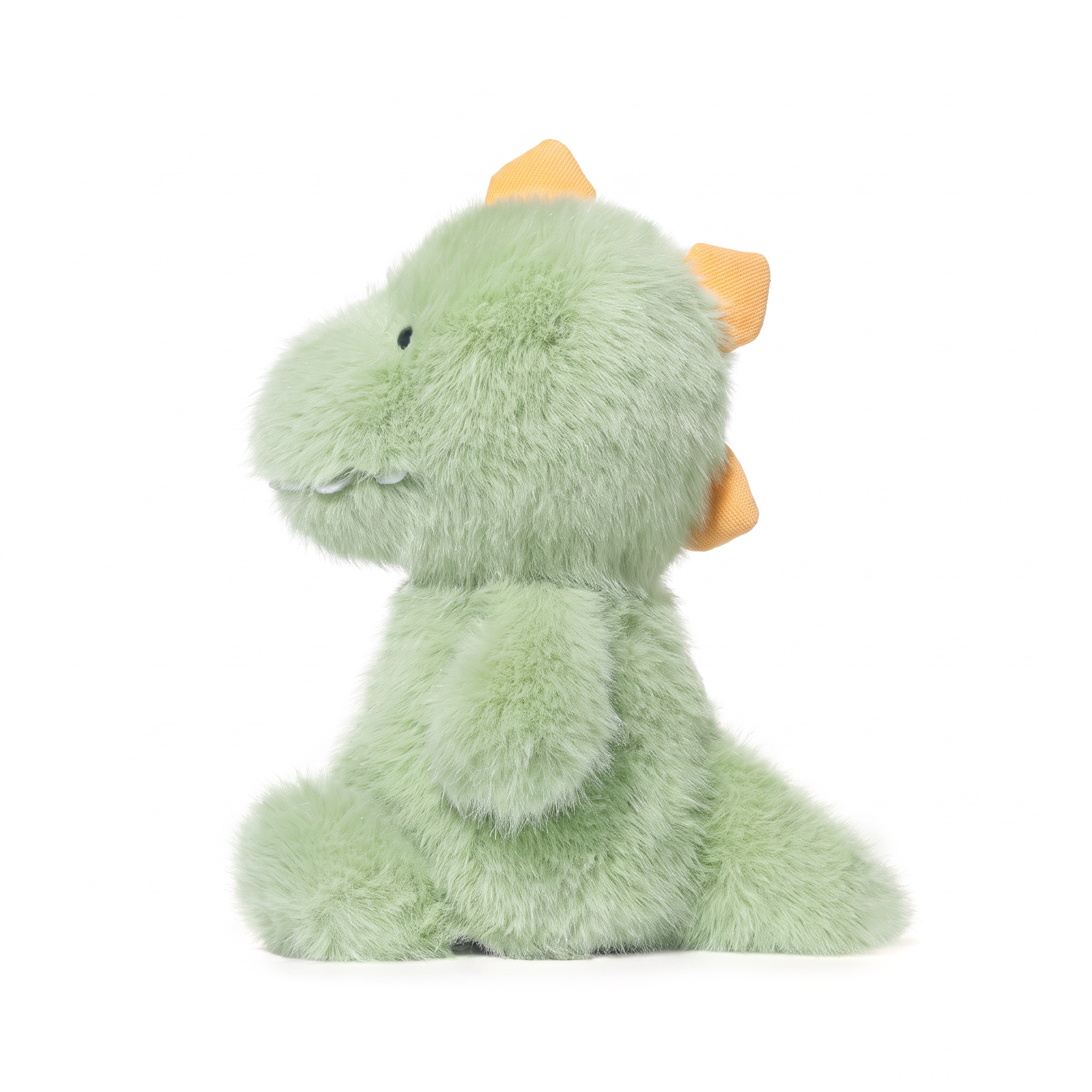 Baby Denny Dinosaur plush stuffed animal toy, side view