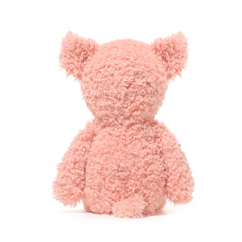 Benny Pig plush stuffed animal toy, back view