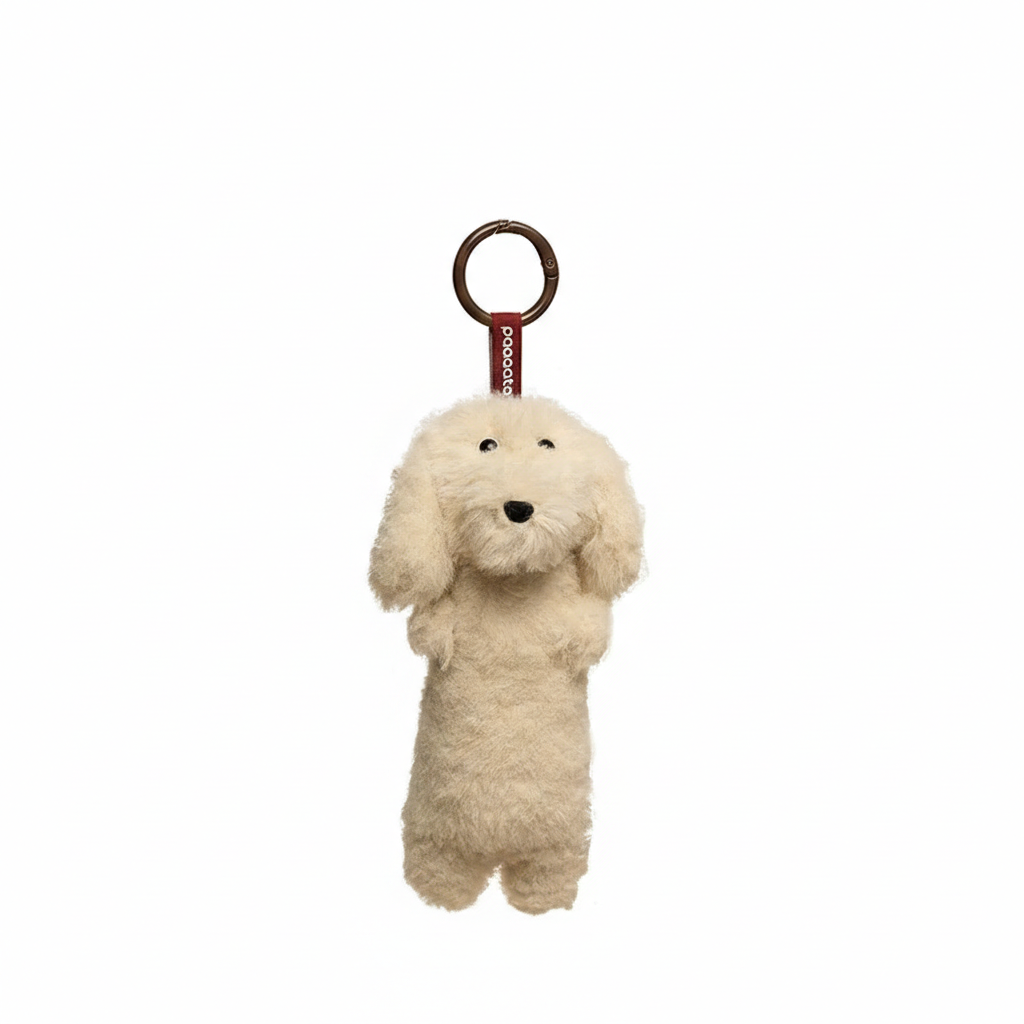 Black and Tan Long-haired Dachshund Charm