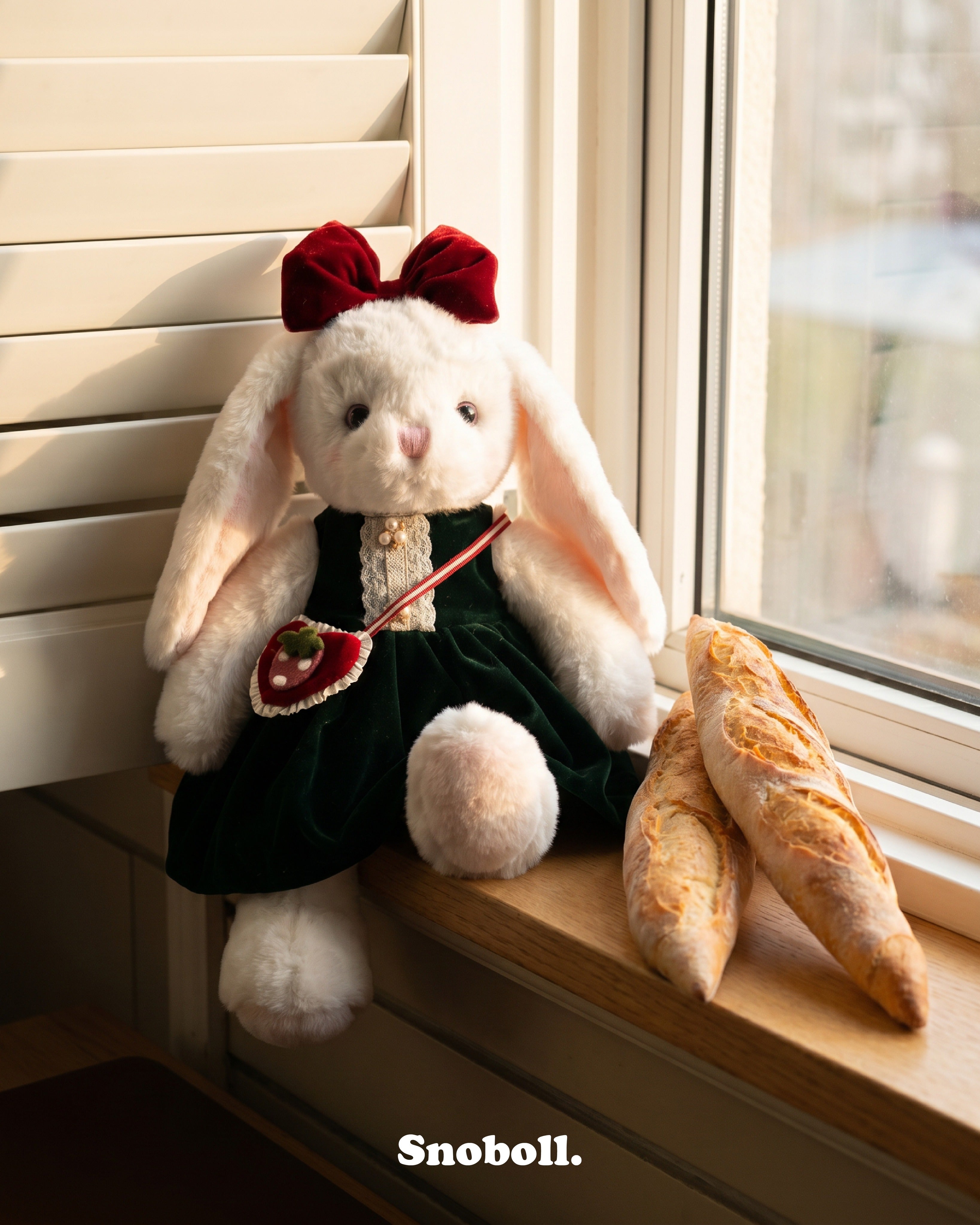 Snoboll plush toy, lifestyle photo