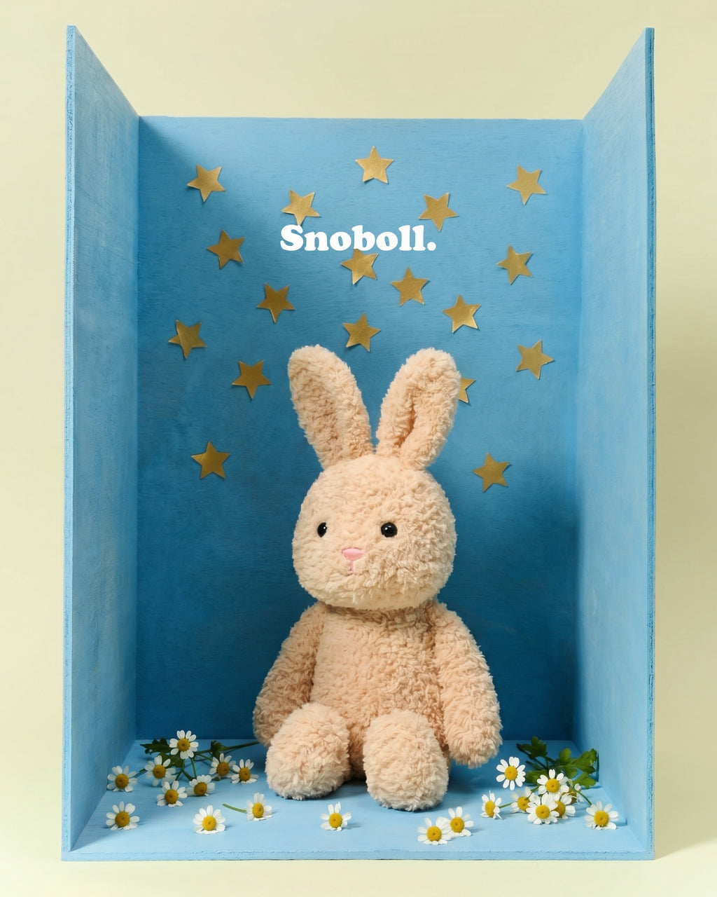 Snoboll plush toy, lifestyle photo