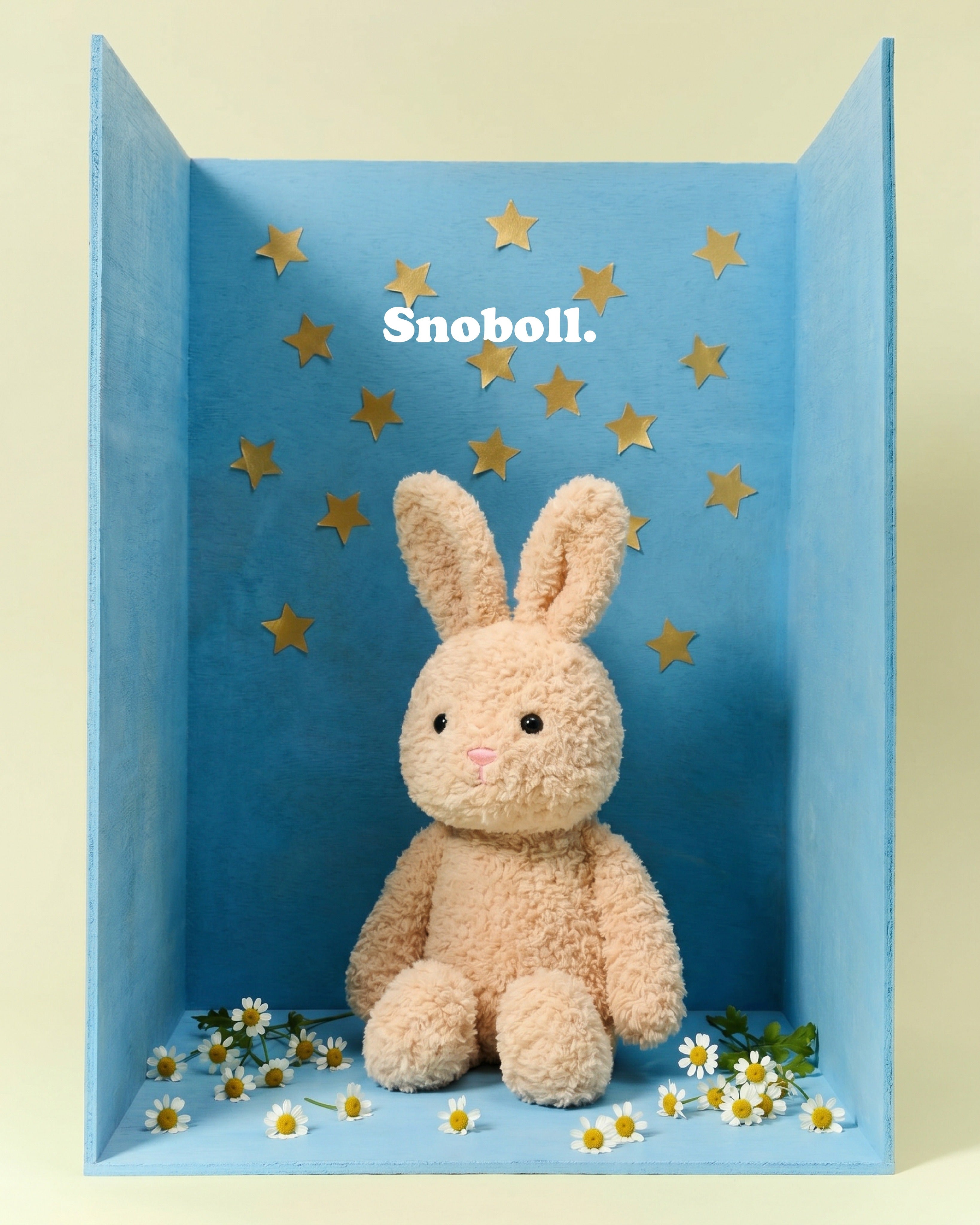 Snoboll plush toy, lifestyle photo
