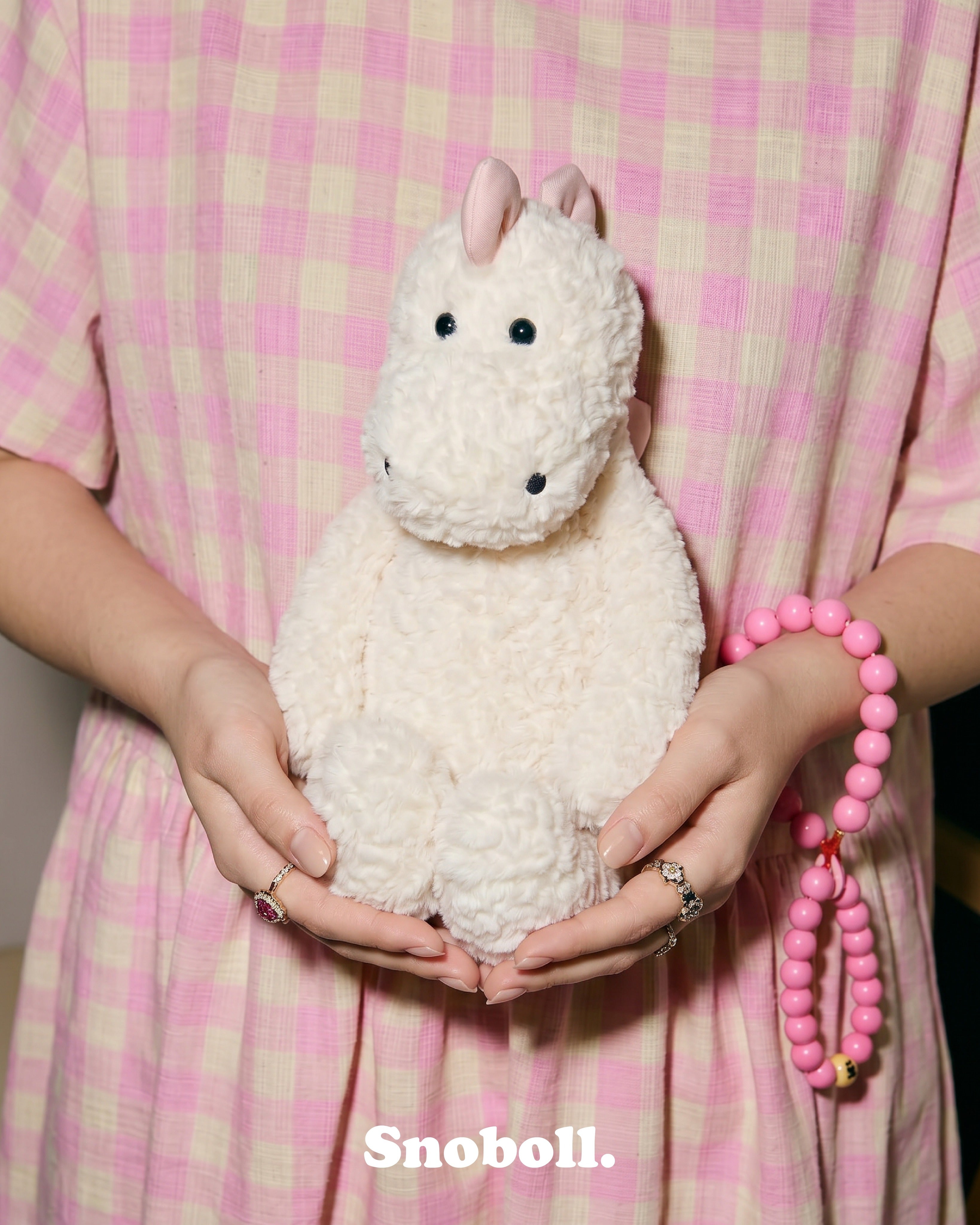 Snoboll plush toy, lifestyle photo