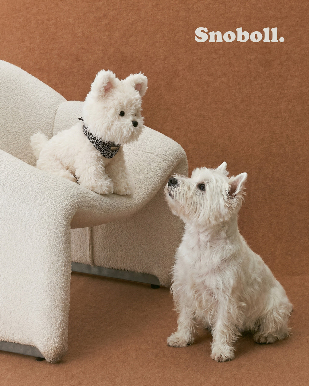 Snoboll plush toy, lifestyle photo