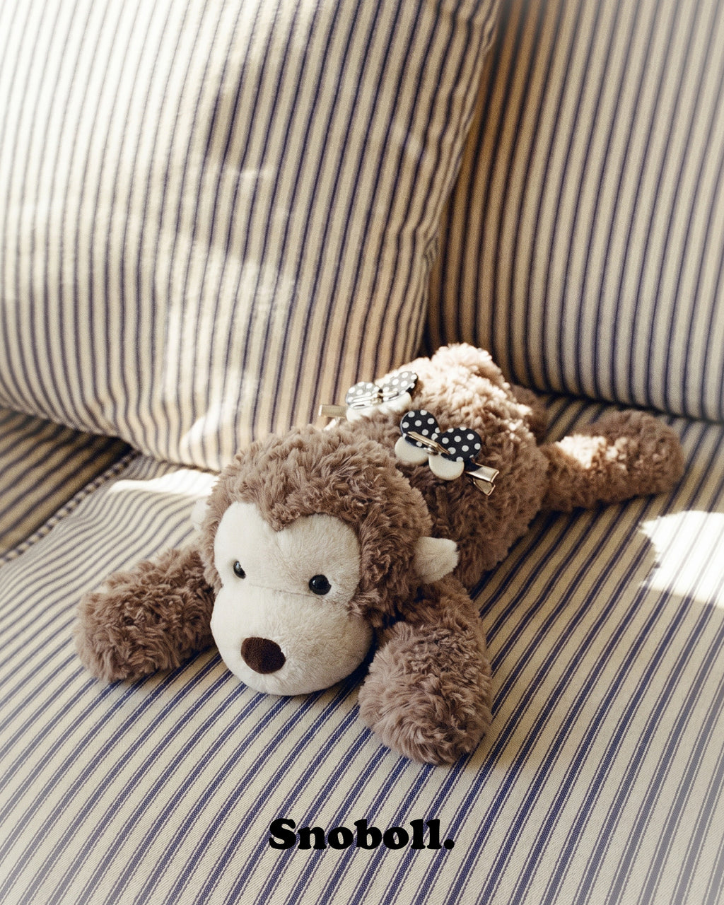 Snoboll plush toy, lifestyle photo